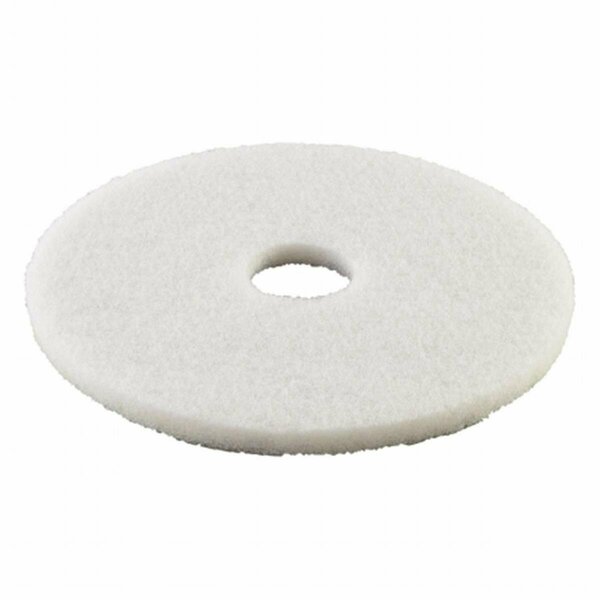 Pinpoint 16 in. Standard Diameter Polishing Floor Pads - White - 16in. PI2959151